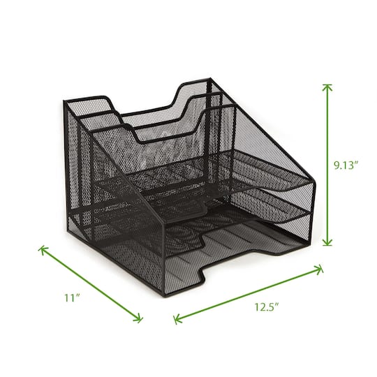 Mind Reader 5-Compartment Desk Organizer
